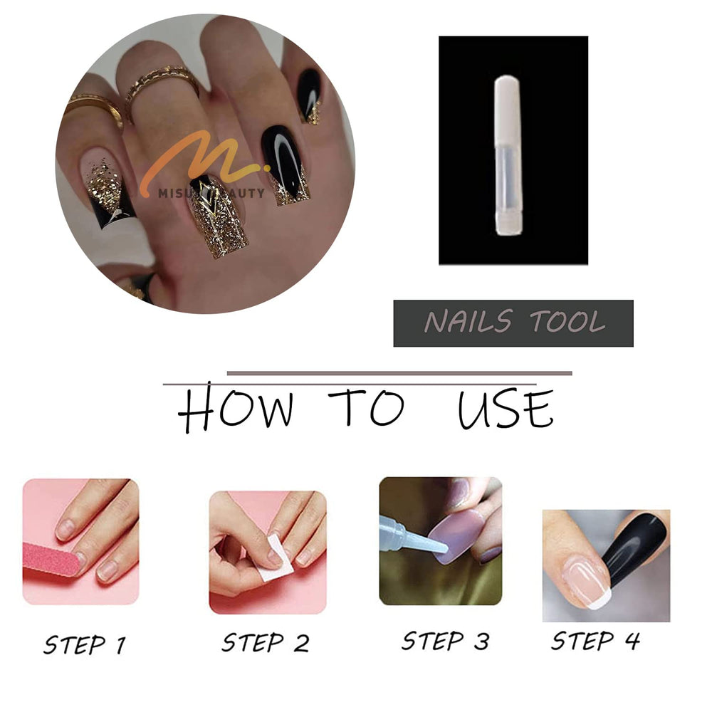 MISUD home-manicure idea demonstrating DIY nail styling.
