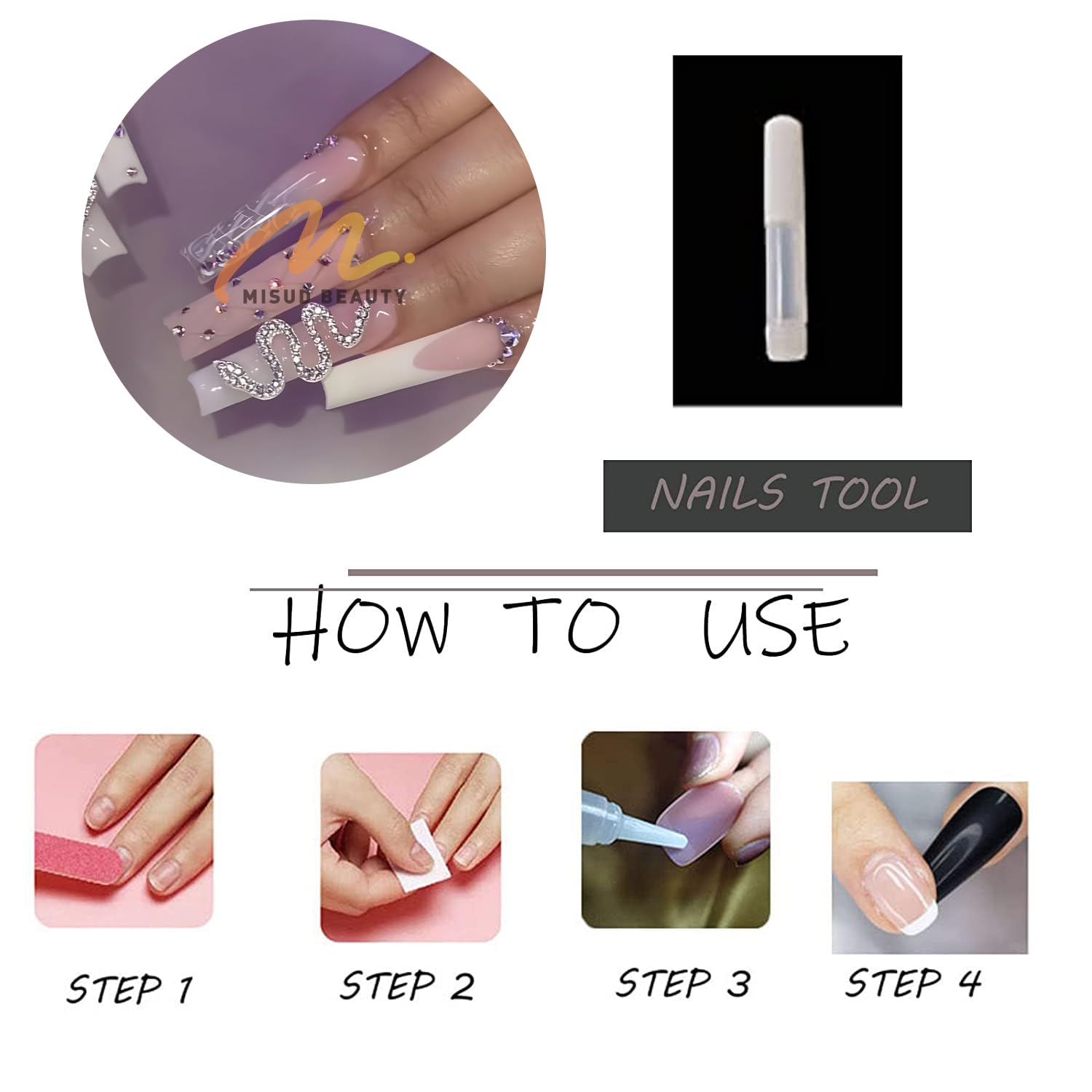 MISUD DIY style use for quick salon-worthy nails anywhere