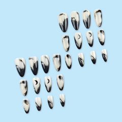 MISUD nails shown with glue for secure at-home application.