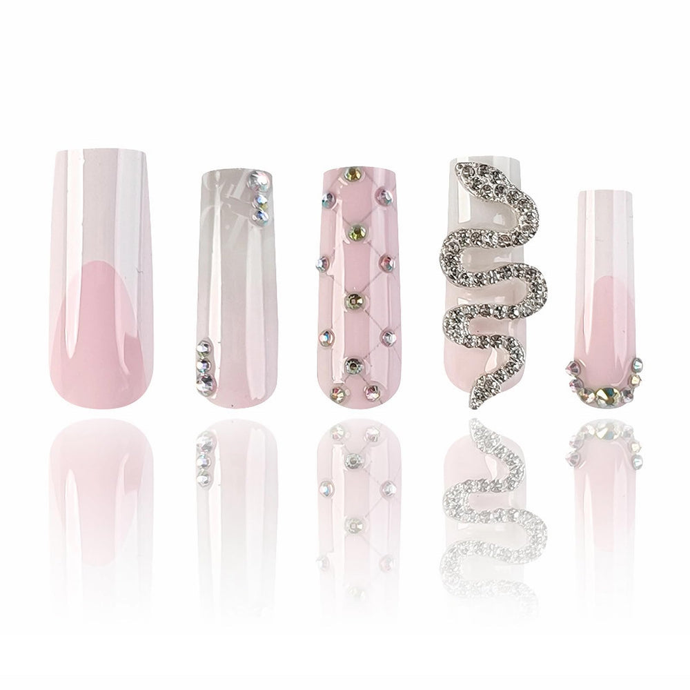 MISUD ombre gradient press-on nails for versatile day-to-night style