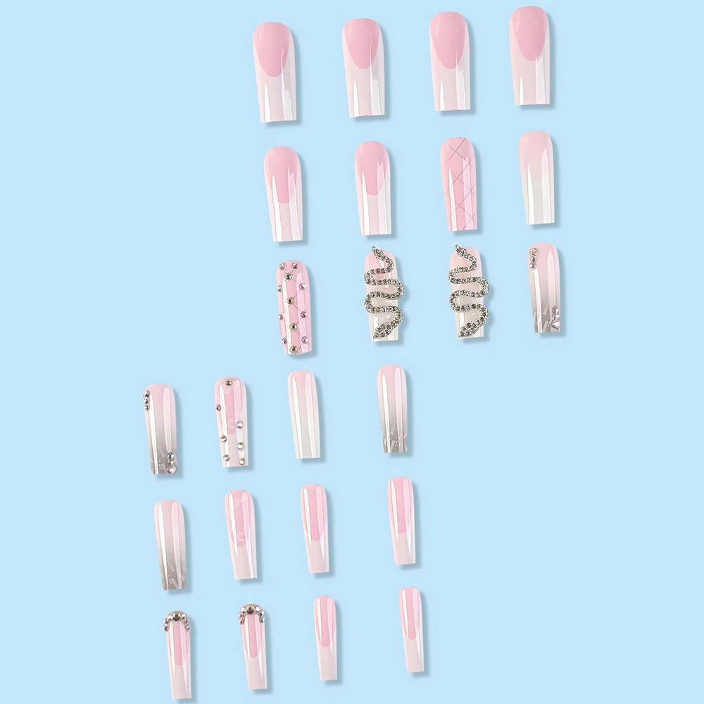 MISUD 24-piece pack with 12 sizes to fit a range of nail beds