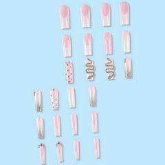 MISUD 24-piece pack with 12 sizes to fit a range of nail beds