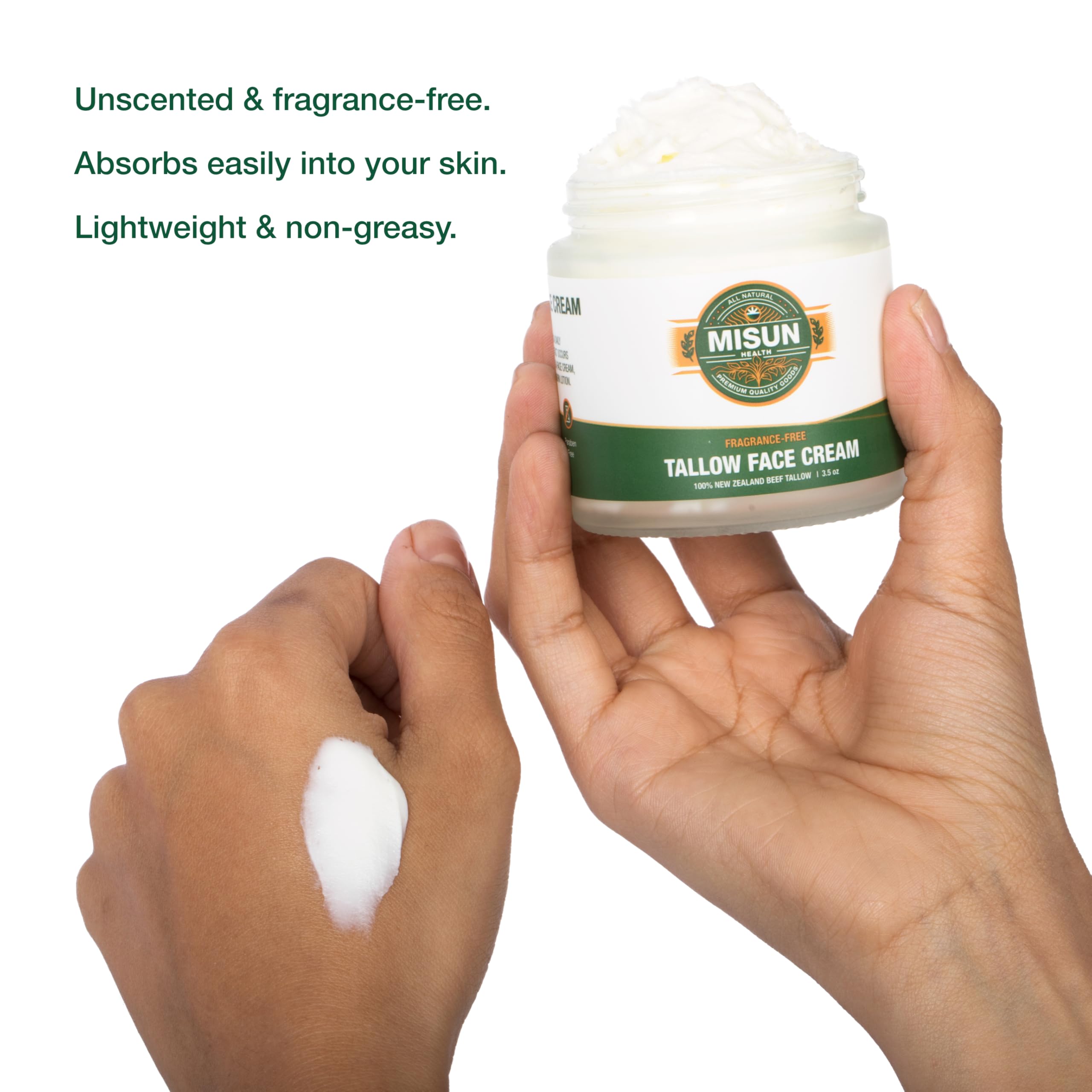 Lifestyle shot of moisturizer as part of daily routine.