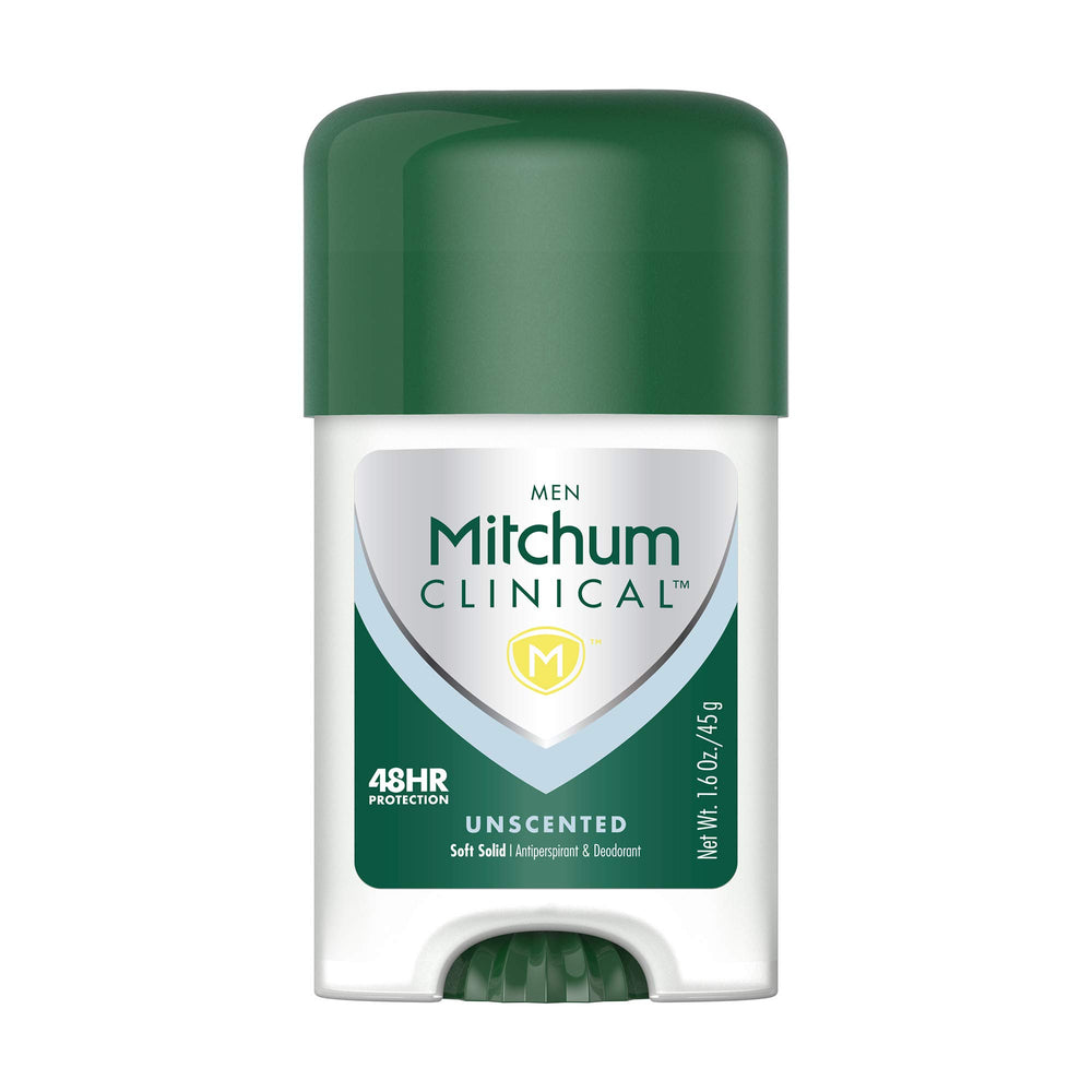 Mitchum soft solid provides 48-hour protection in a smooth application.