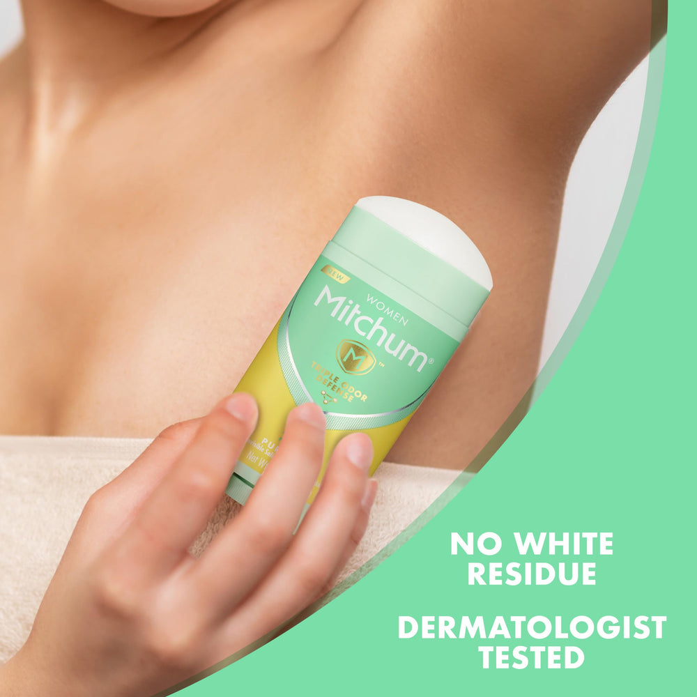 Mitchum alcohol-free formula reduces irritation during application