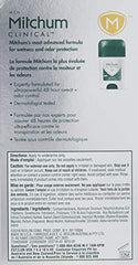 Mitchum Clinical Oxygen packaging-label highlights fragrance-free protection.