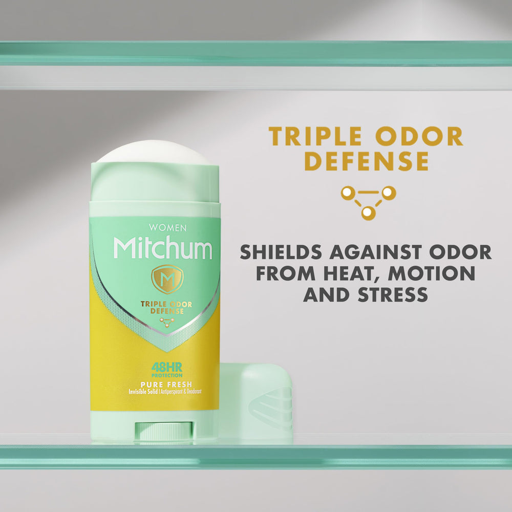 Mitchum dermatologist-tested seal signals skin-friendly use