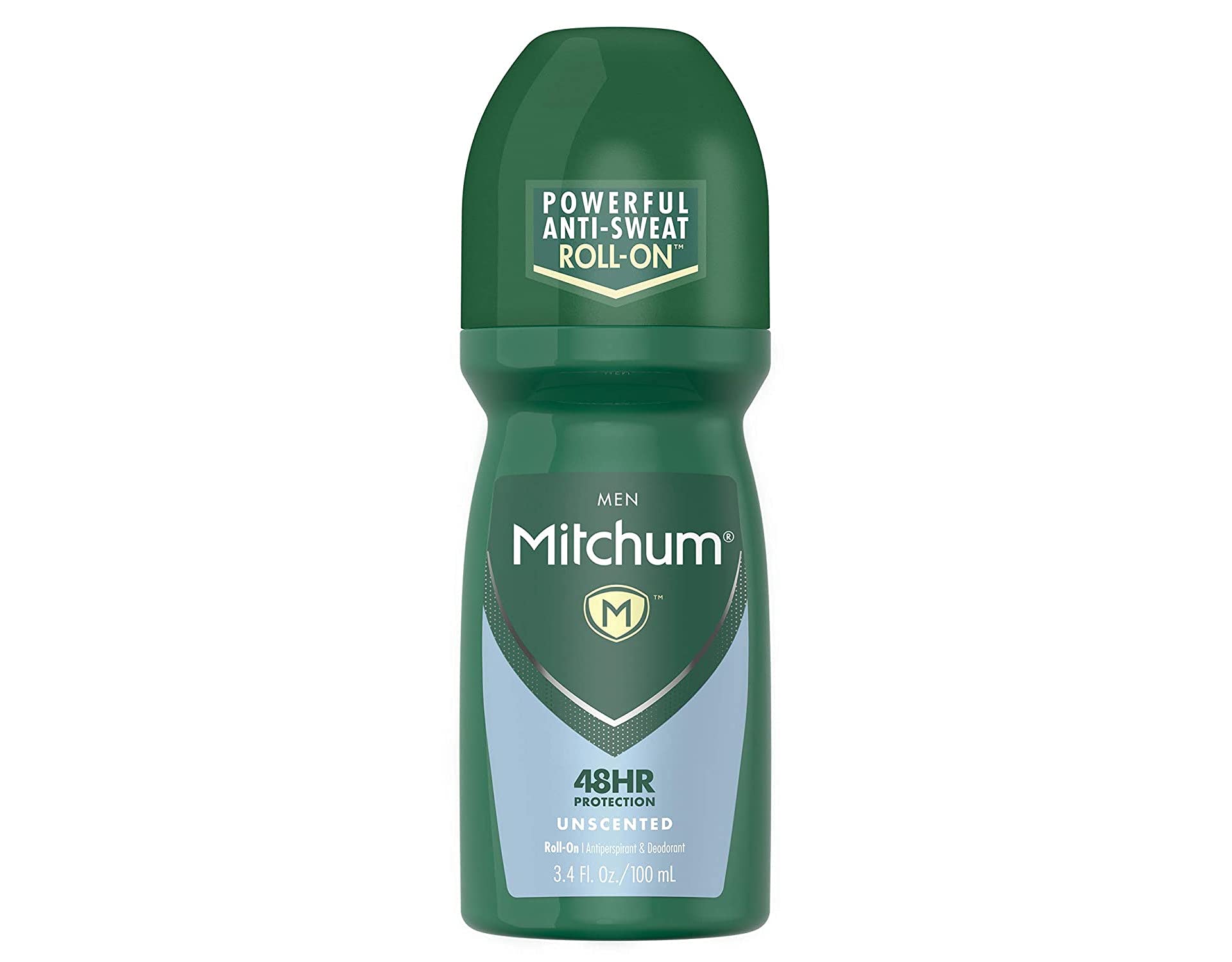 Mitchum Invisible Roll-On applying for smooth, even coverage.