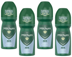 Mitchum Invisible Roll-On Unscented bottle for clear, all-day protection.