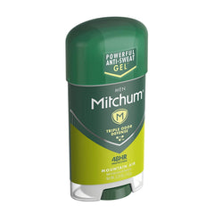 Mitchum Mountain Air clear gel packaging illustrating 2-pack value.