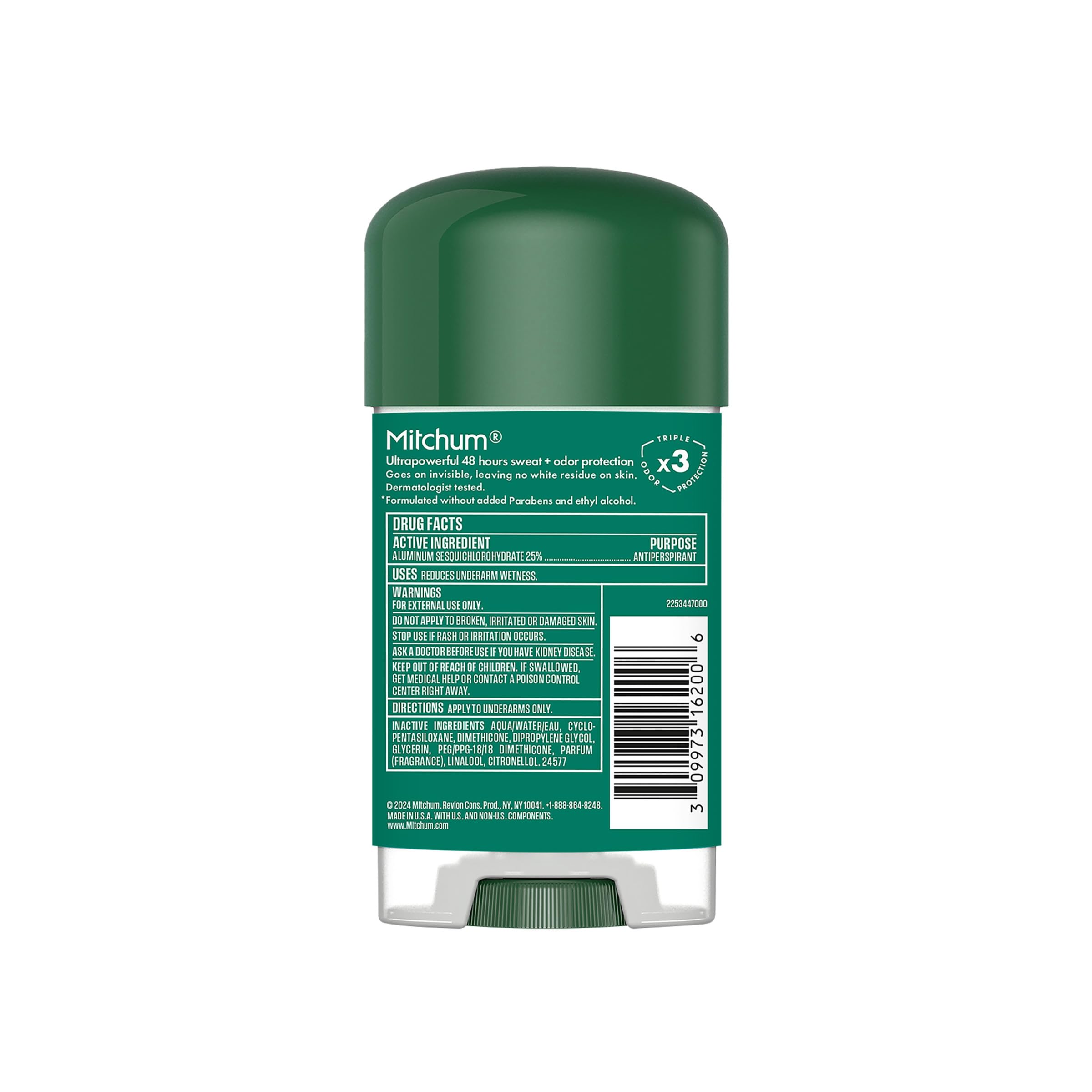 Mitchum odor-control gel supports active days with confident protection.