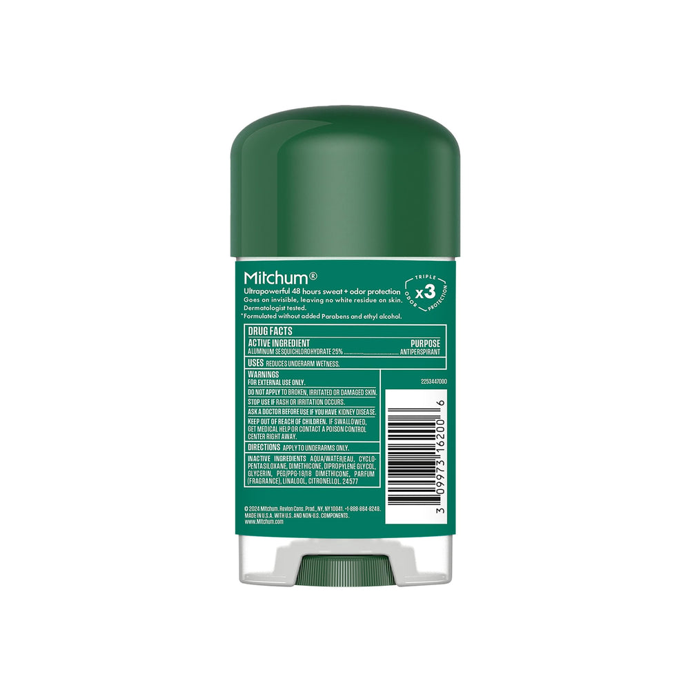 Mitchum odor-control gel supports active days with confident protection.
