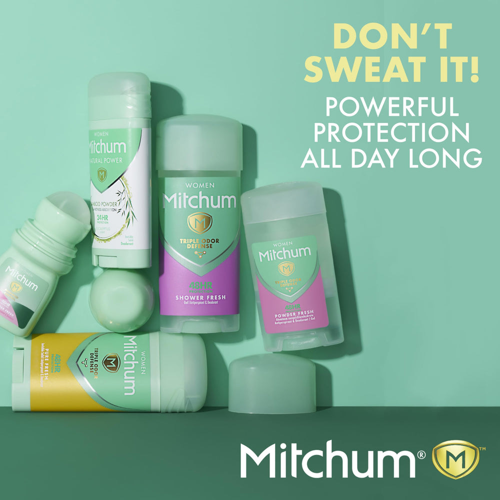 Mitchum travel-size packaging ready for on-the-go use