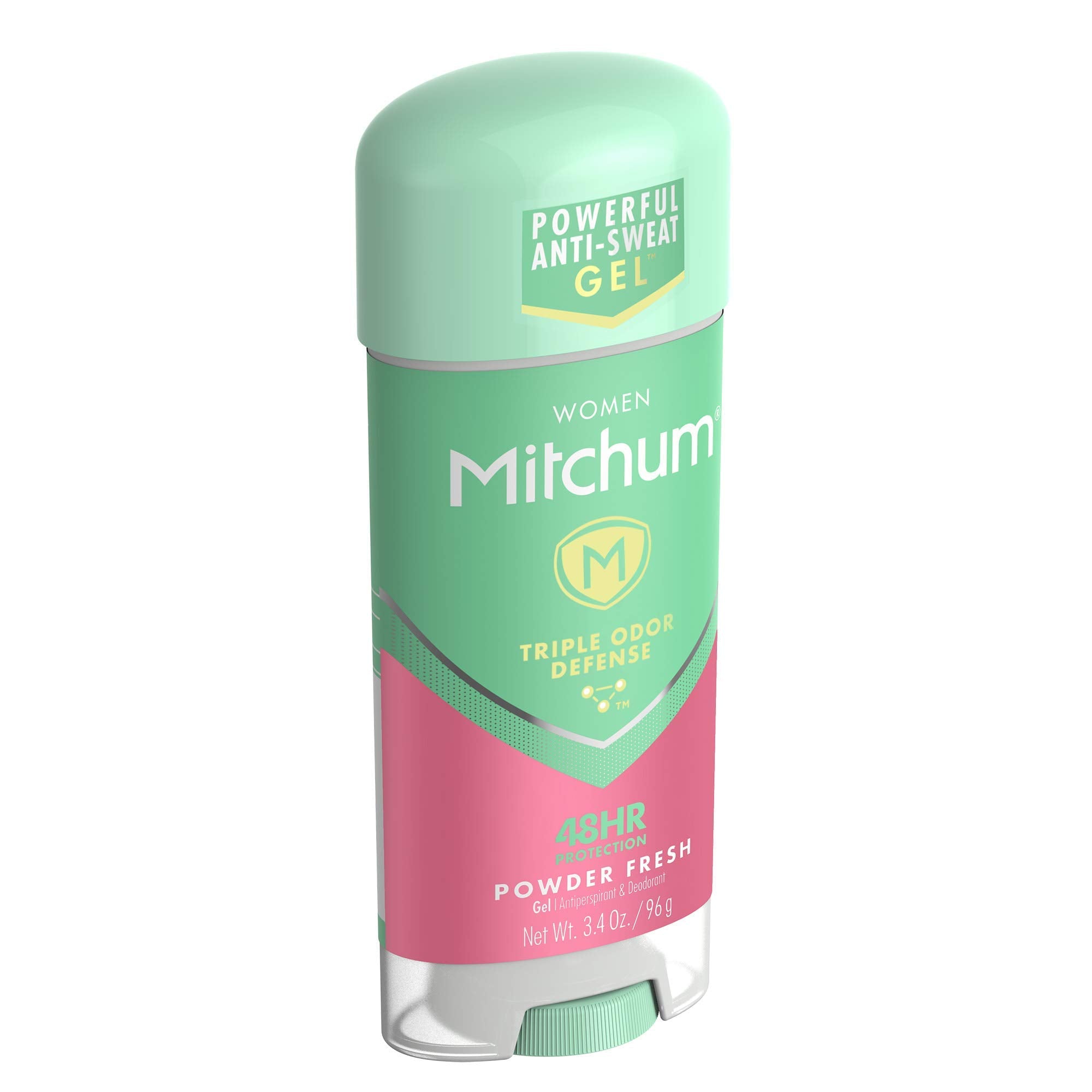Mitchum Clear Gel on application demonstrates smooth glide and reliable fragrance control.