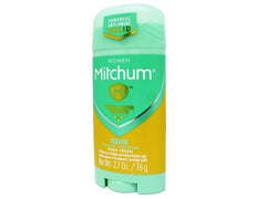 Mitchum Women Triple Odor Defense Pure Fresh cap closeup highlights smooth application.