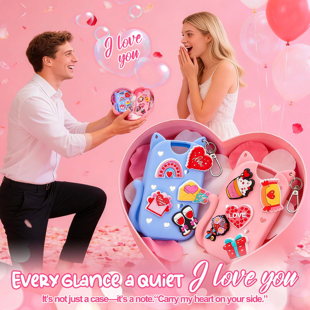 Ten love charms for customization on the Mity Rain silicone case