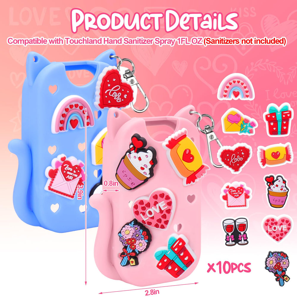 Heart-cutout back detail on Mity Rain case adds charm while spraying