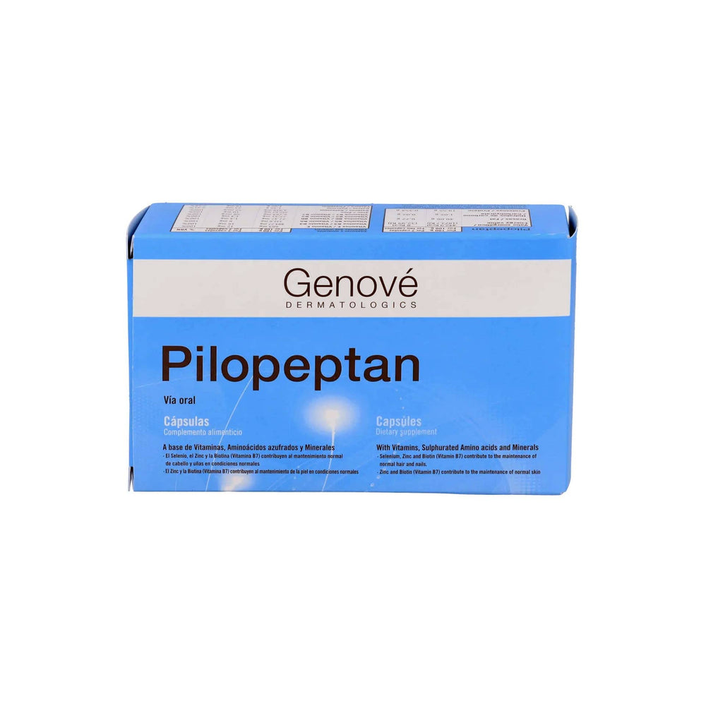 Miubaao Genove Pilopeptan capsules close-up for hair nourishment.