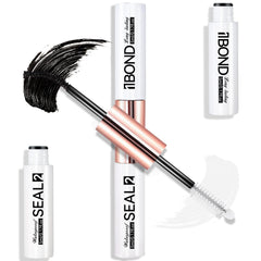 Miuffue eyelash glue bottle close-up, strong hold for DIY lash extensions.
