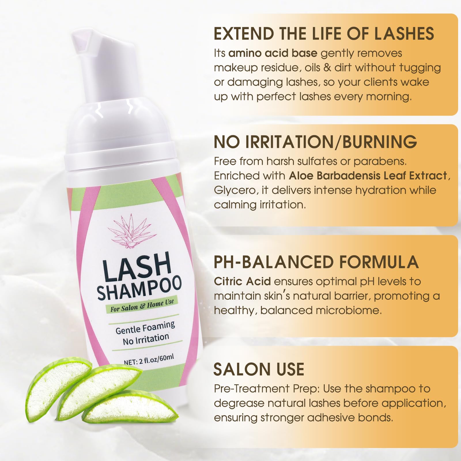 Miuffue lash care station setup for professional use.