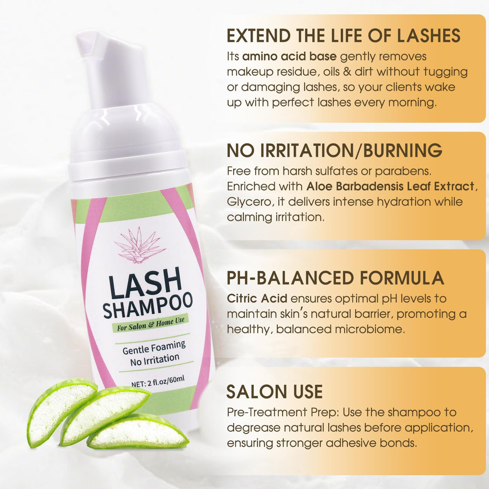 Miuffue lash care station setup for professional use.
