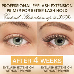 Miuffue lash primer applied on lashes for better adhesion potential