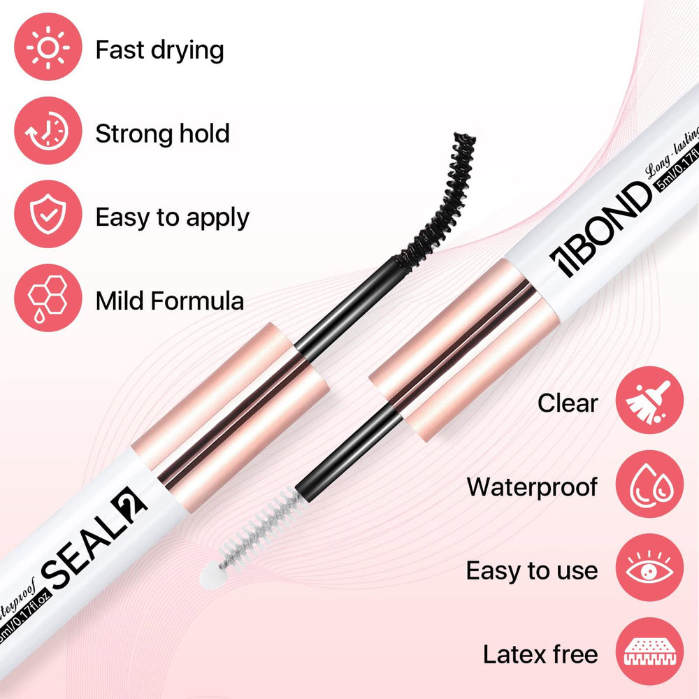 Miuffue latex-free formula ideal for sensitive eyes during application.