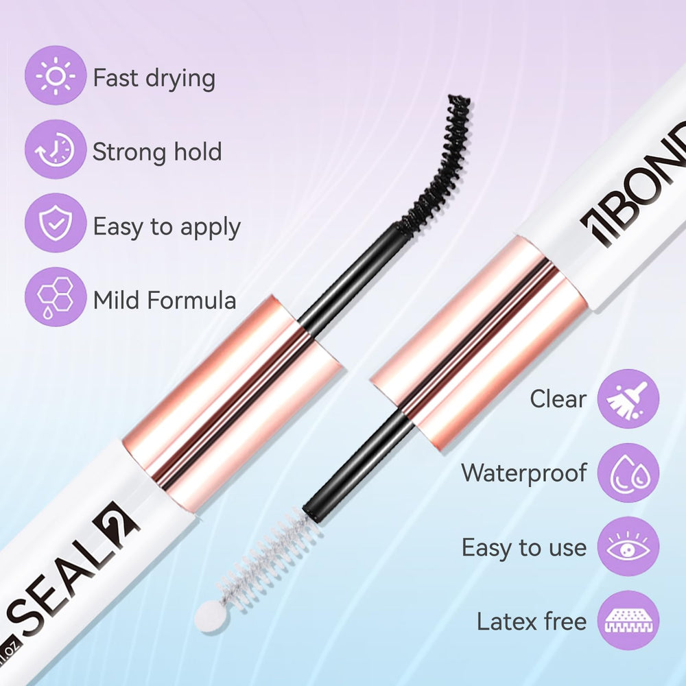 Miuffue lash tweezers enable precise placement and even finish.