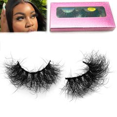 Miuhair Fluffy Mink Lashes 25mm drama for bold eyes