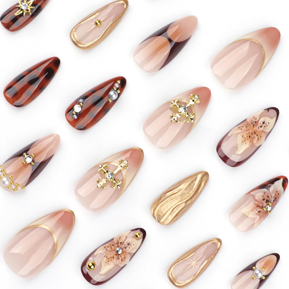 Mivota medium-long nails styled for versatile, daily wear.