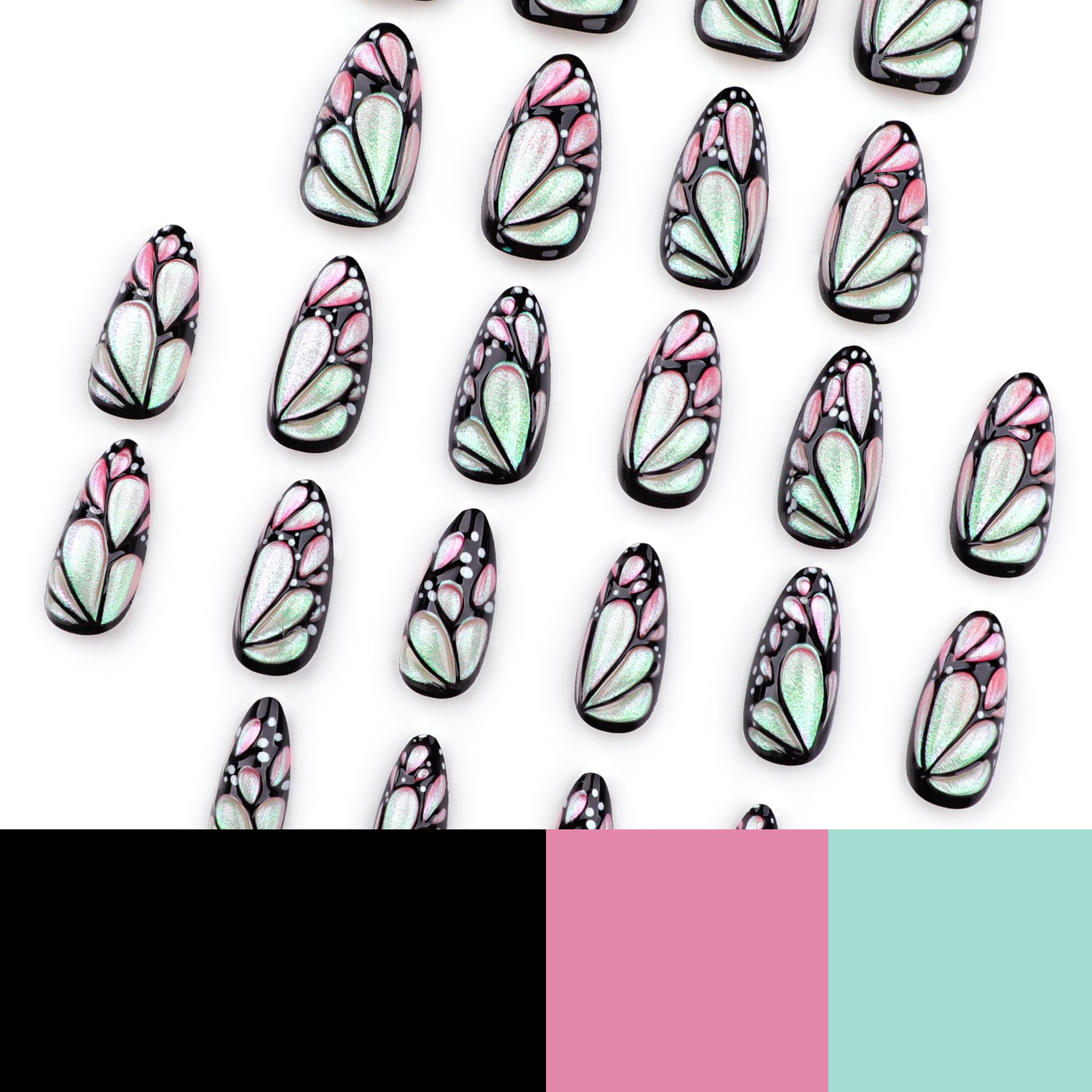 Mivota reusable press-on nails provide easy wear and removal.