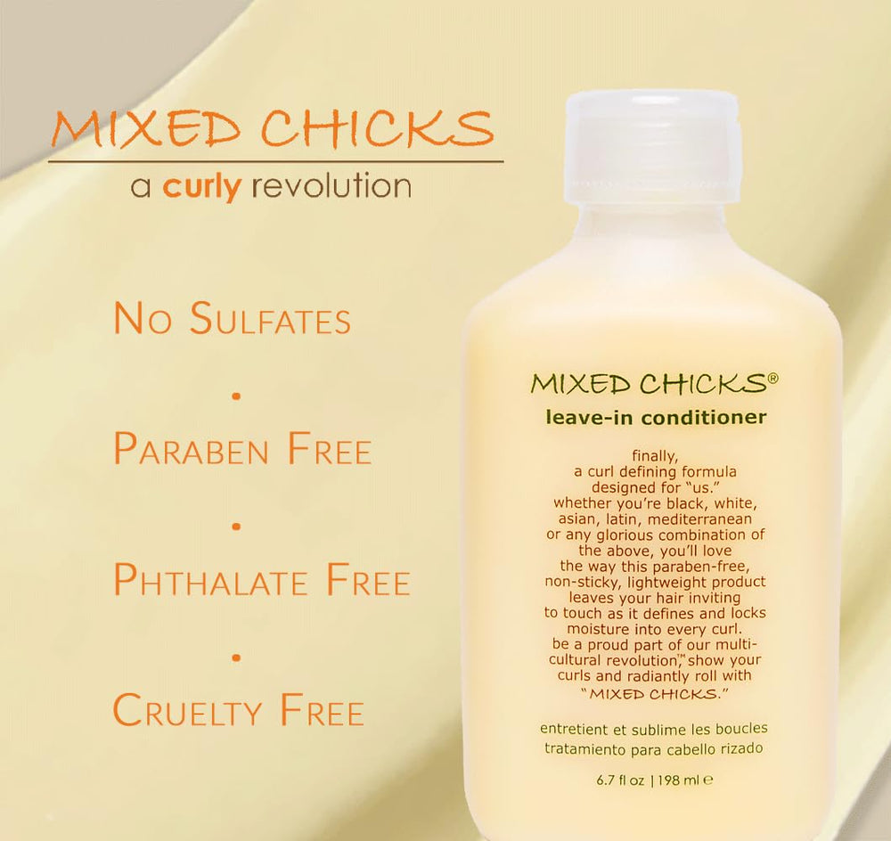 Mixed Chicks ingredients silk amino acids and nourishing oils for stronger, healthier strands.
