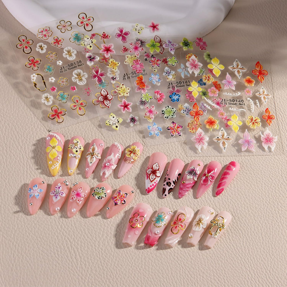 MIXFOSAHN nails in use showing easy application steps for beginners.