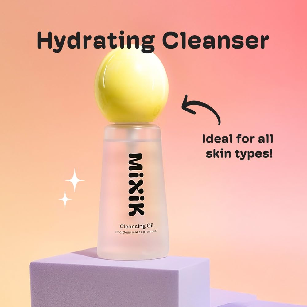 Mixik Deep Oil Cleanser Spray eye-makeup removal for gentle, efficient cleansing.