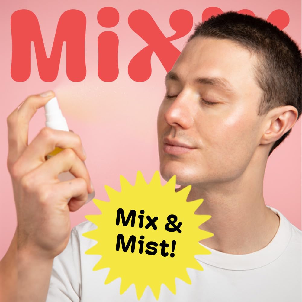 Mixik Deep Oil Cleanser Spray hydrating formula nourishes skin during cleansing.