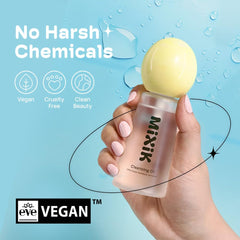 Mixik Deep Oil Cleanser Spray sunscreen-removal demonstrates protective cleanse after outdoor use.