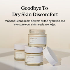 mixsoon Bean Cream close-up highlighting pore-friendly finish.