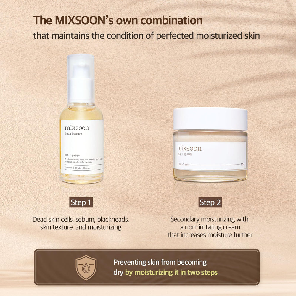 mixsoon Bean Duo in clean routine setup inspires daily skincare ritual.