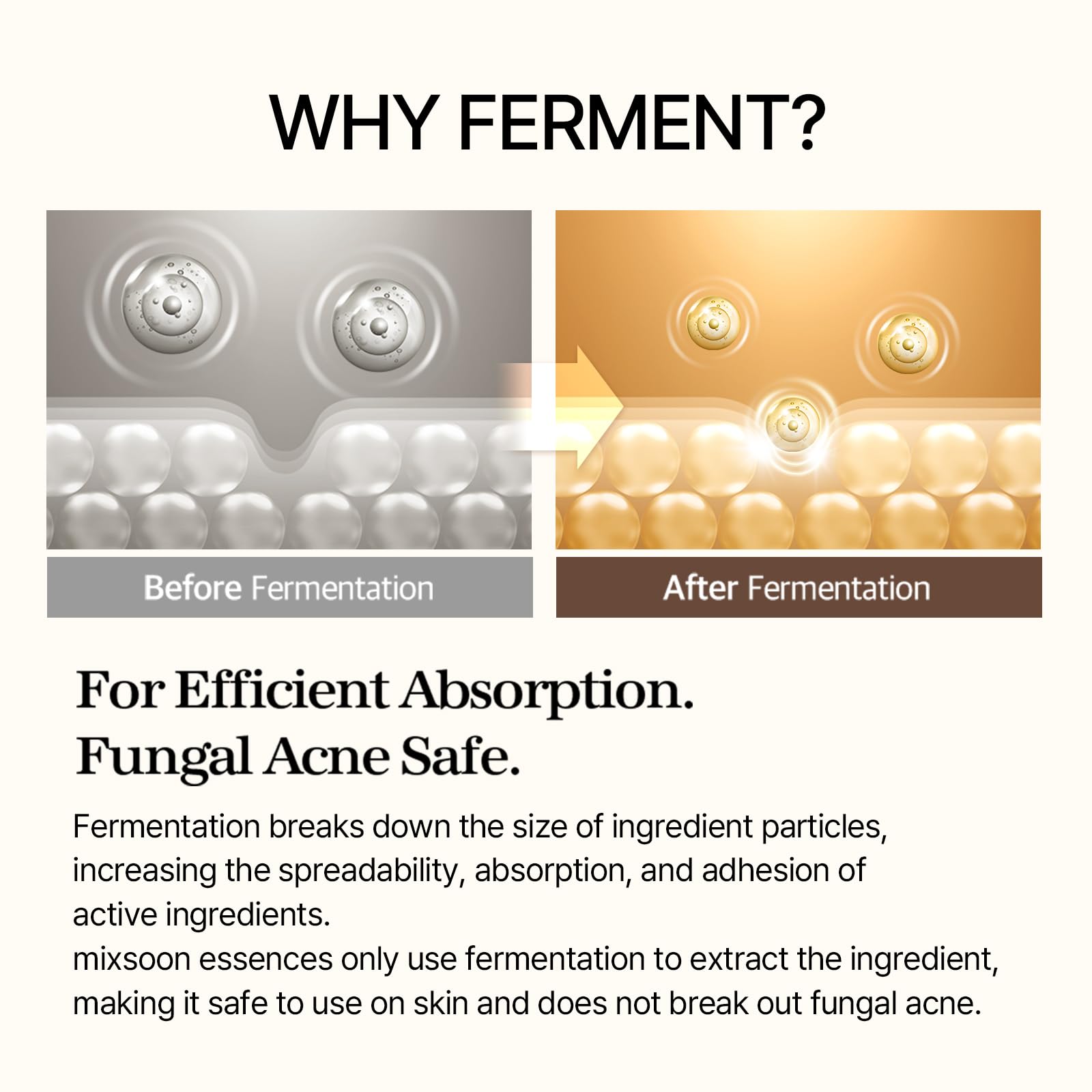 Mixsoon Bean Essence textured-skin improvement through exfoliation and hydration.
