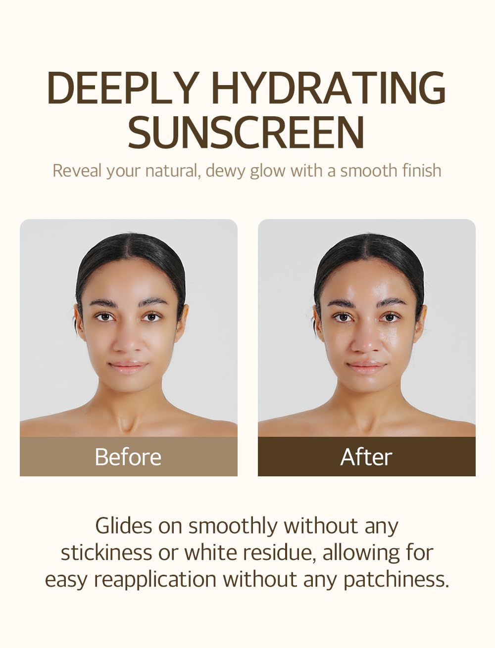 Mixsoon Bean Sunscreen packaging on a minimalist bottle design