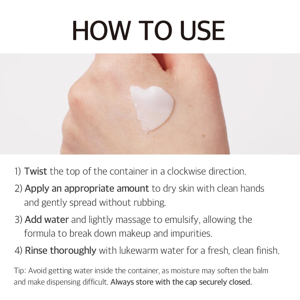 Mixsoon Cleansing Balm on counter evokes glass skin ritual visuals