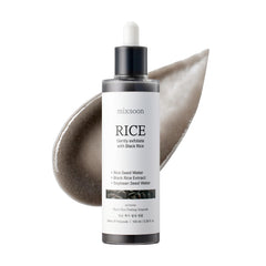 Mixsoon Peeling Ampoule bottle with black rice exfoliant for smoother, radiant skin