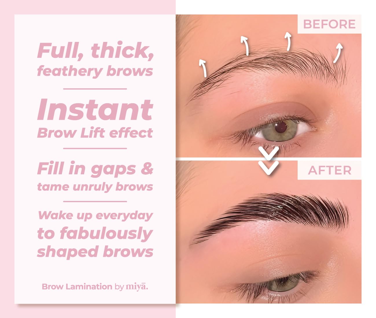 MIYA LASH fast acting perm time indicates quick lift results
