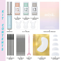 MIYA LASH lifting lotion bottle for fast, controlled lash lift application.