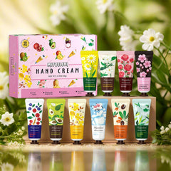 MIYUELENI cherry blossom hand cream, floral scent enhances daily routine.