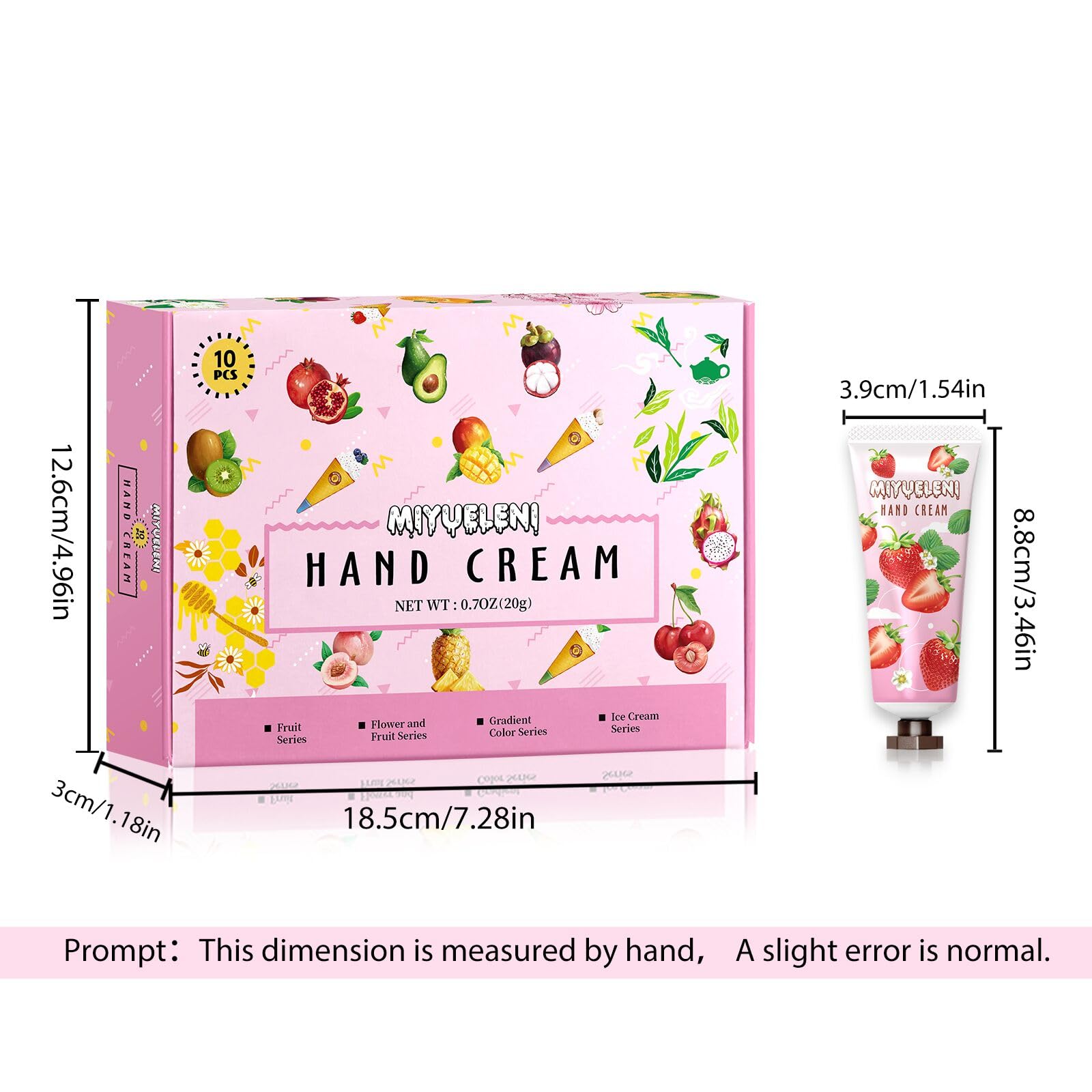 MIYUELENI daily-use hand cream helps dry hands feel nourished.