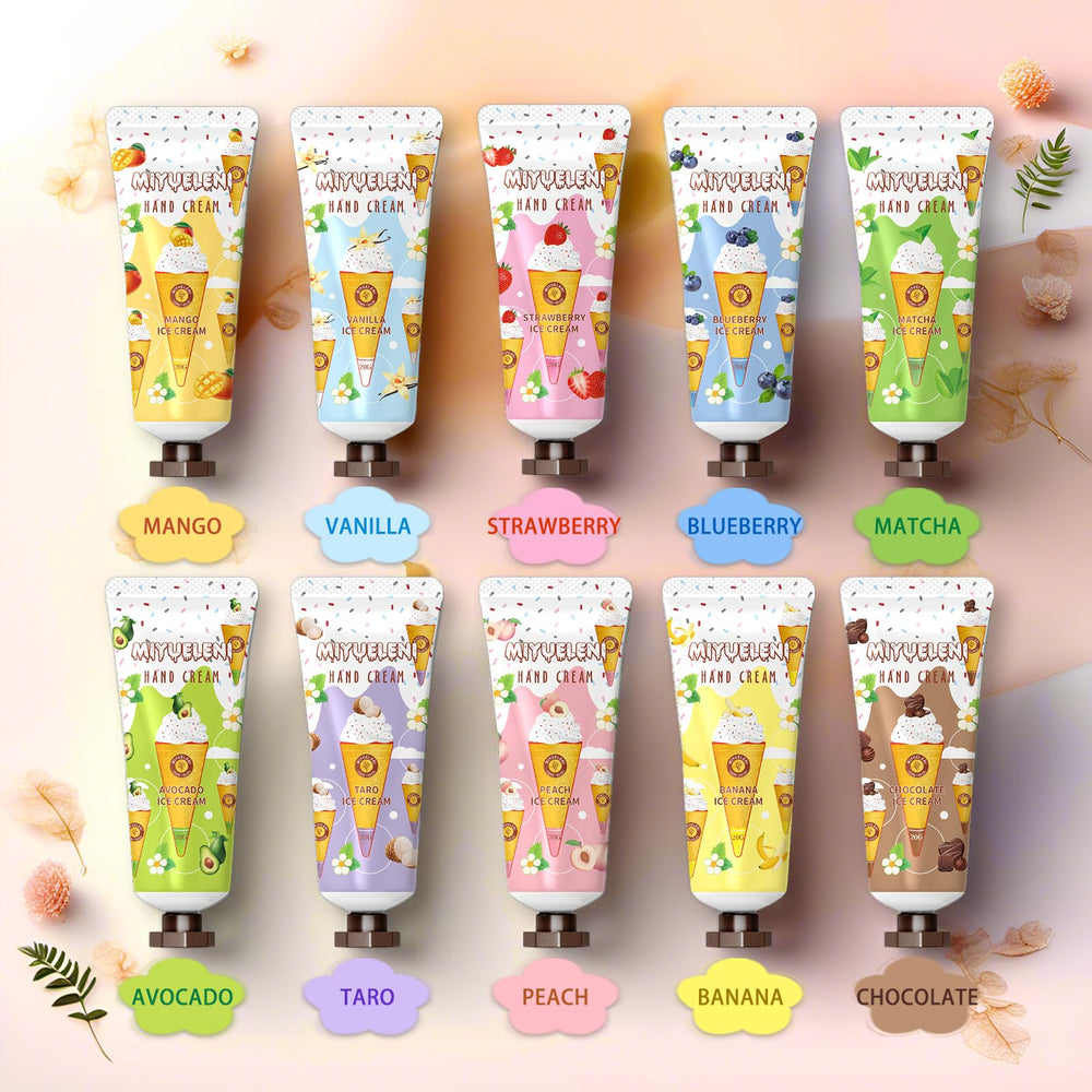 Moisturizing formula from MIYUELENI hand creams for dry skin feeling supple.
