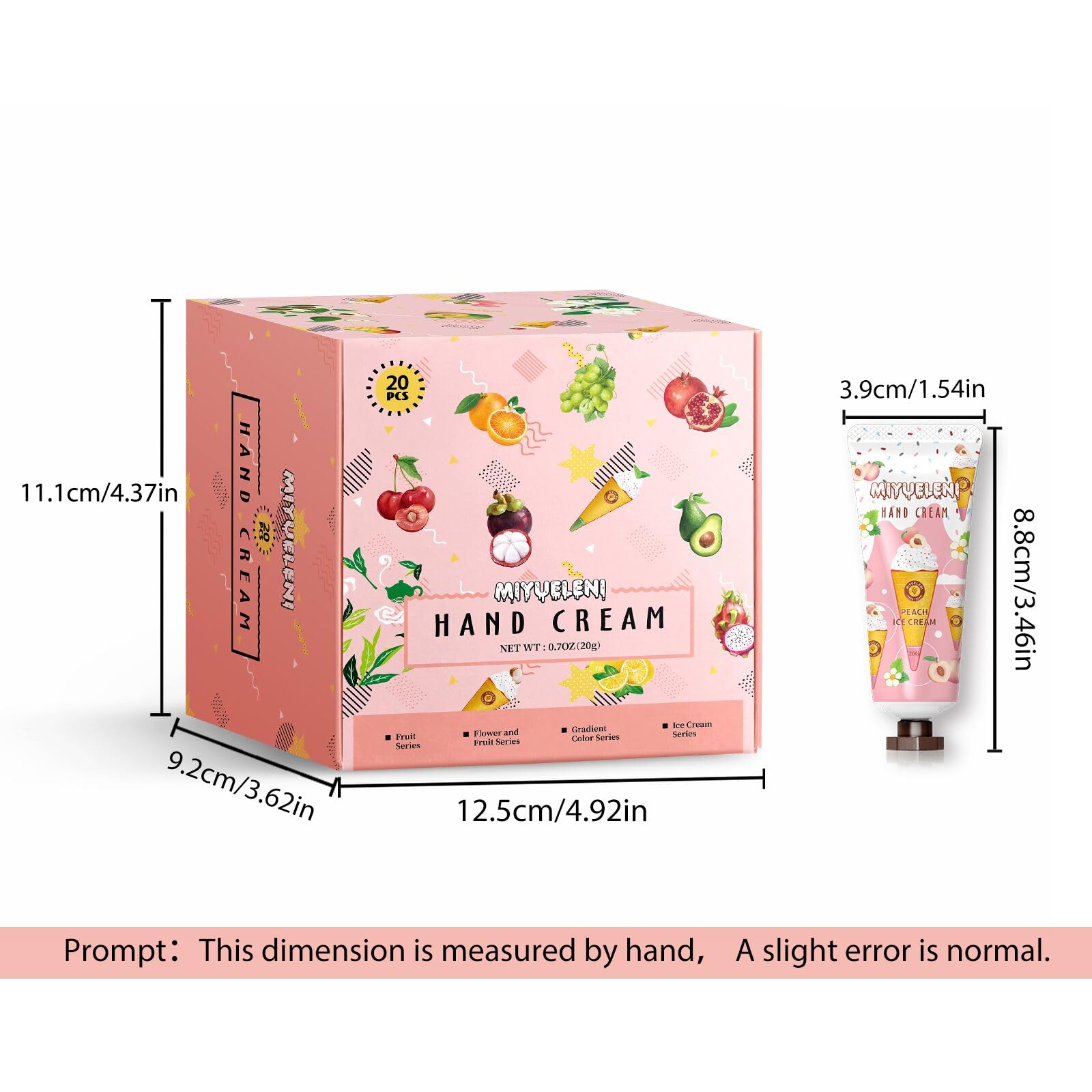 Compact 20ml tubes designed for quick absorption and non-greasy feel.