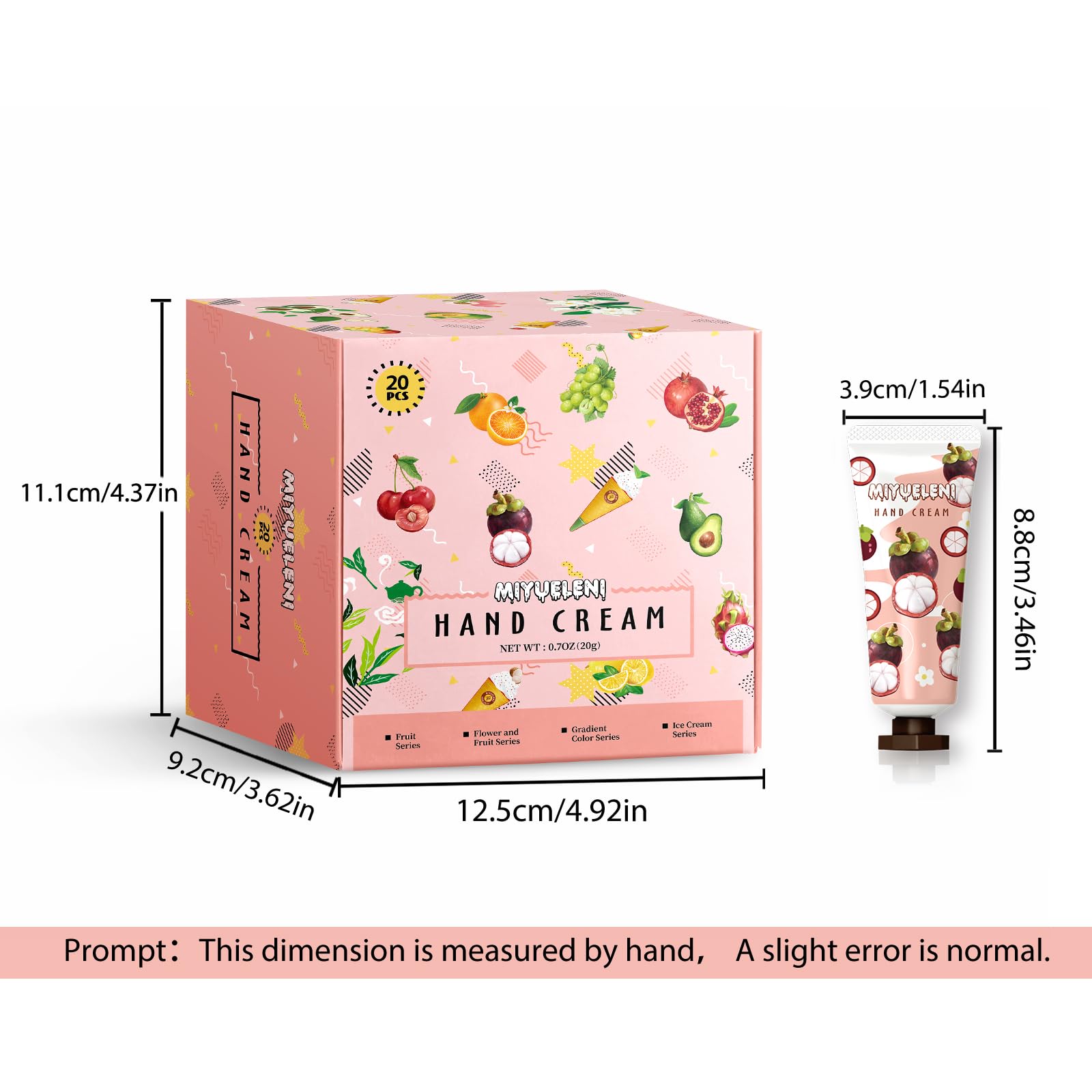 MIYUELENI travel-size hand cream set in a compact, purse-friendly package