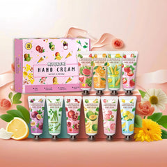 MIYUELENI travel-size hand cream tubes ideal for on-the-go moisturization.